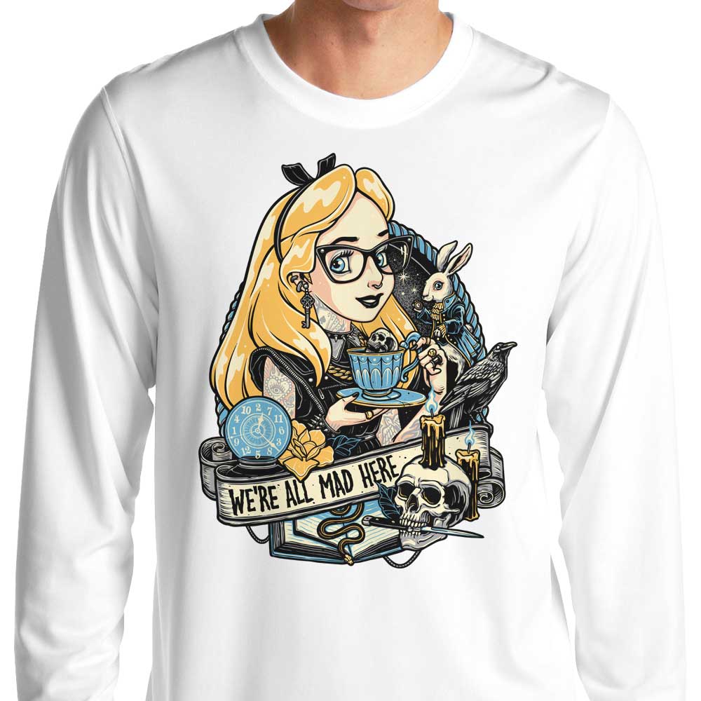 Stylish Long Sleeve Rocker Alice T-Shirt by Momma Gorilla