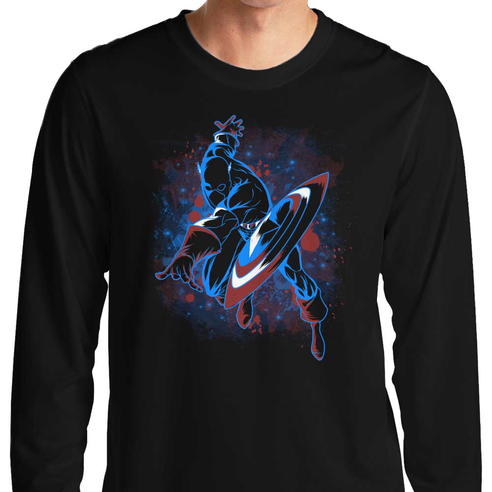 Inked Captain Stylish Long Sleeve Crewneck T - Shirt