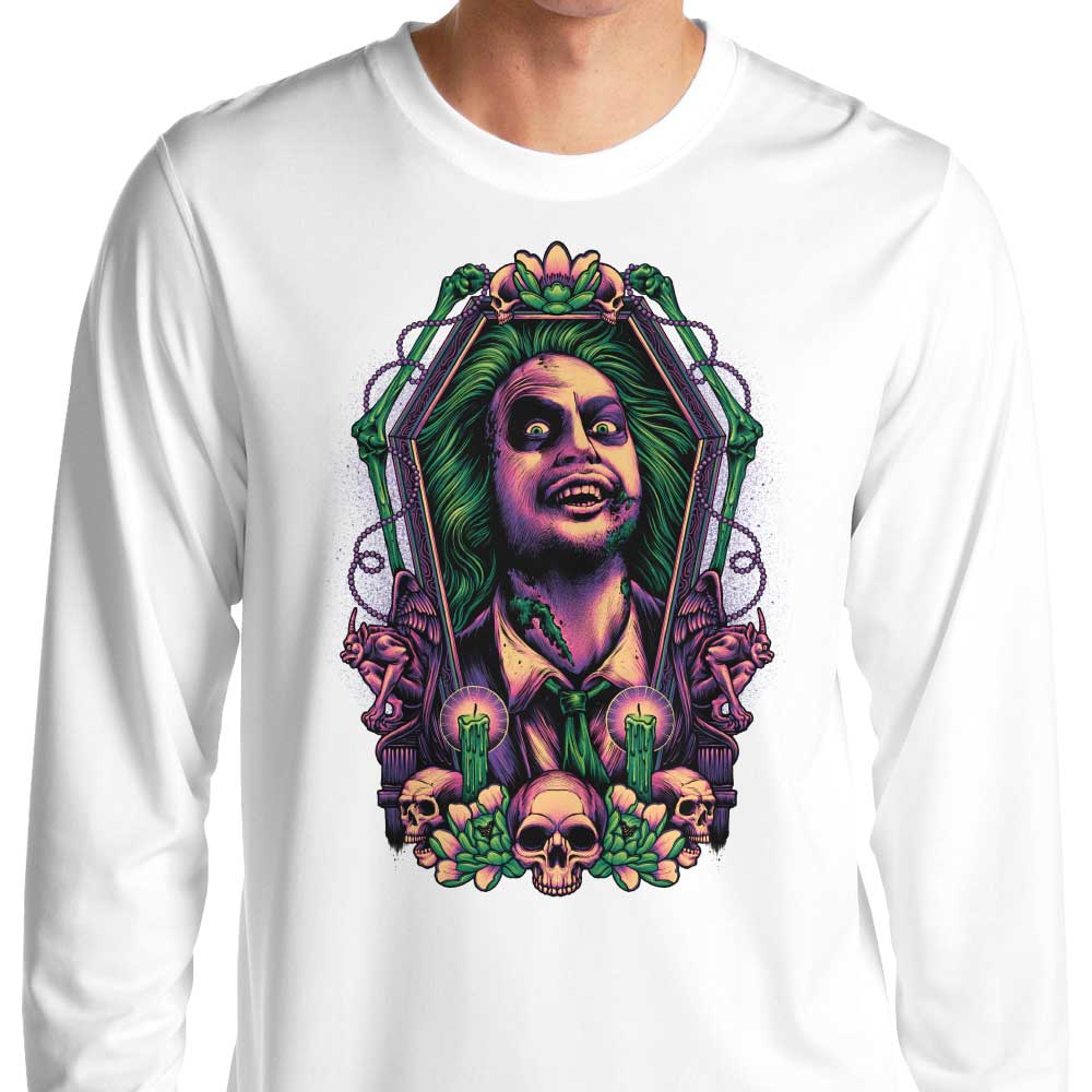 Glitchygorilla's Framed Bio-Exorcist Long Sleeve Crewneck T-Shirt in S - 4XL Sizes