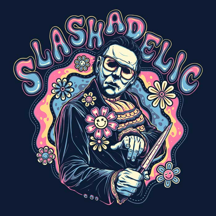 Momma Gorilla's Slashadelic Long Sleeve Crewneck T - Shirt in S to 4XL Sizes