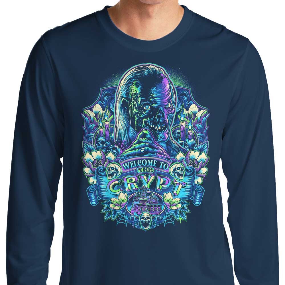 Glitchygorilla's Crypt-Inspired Long Sleeve T-Shirt