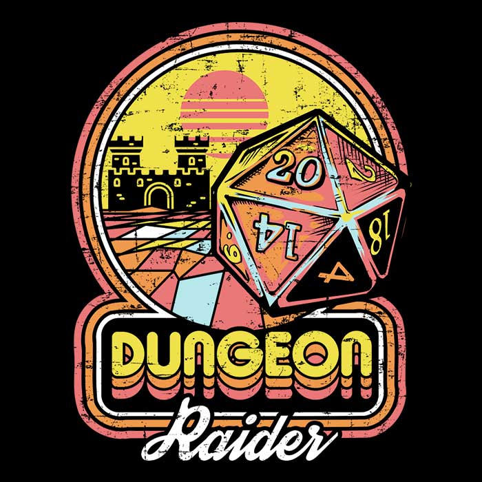 Long Sleeve Dungeon Raider T-Shirt - Ideal for Adventure Enthusiasts