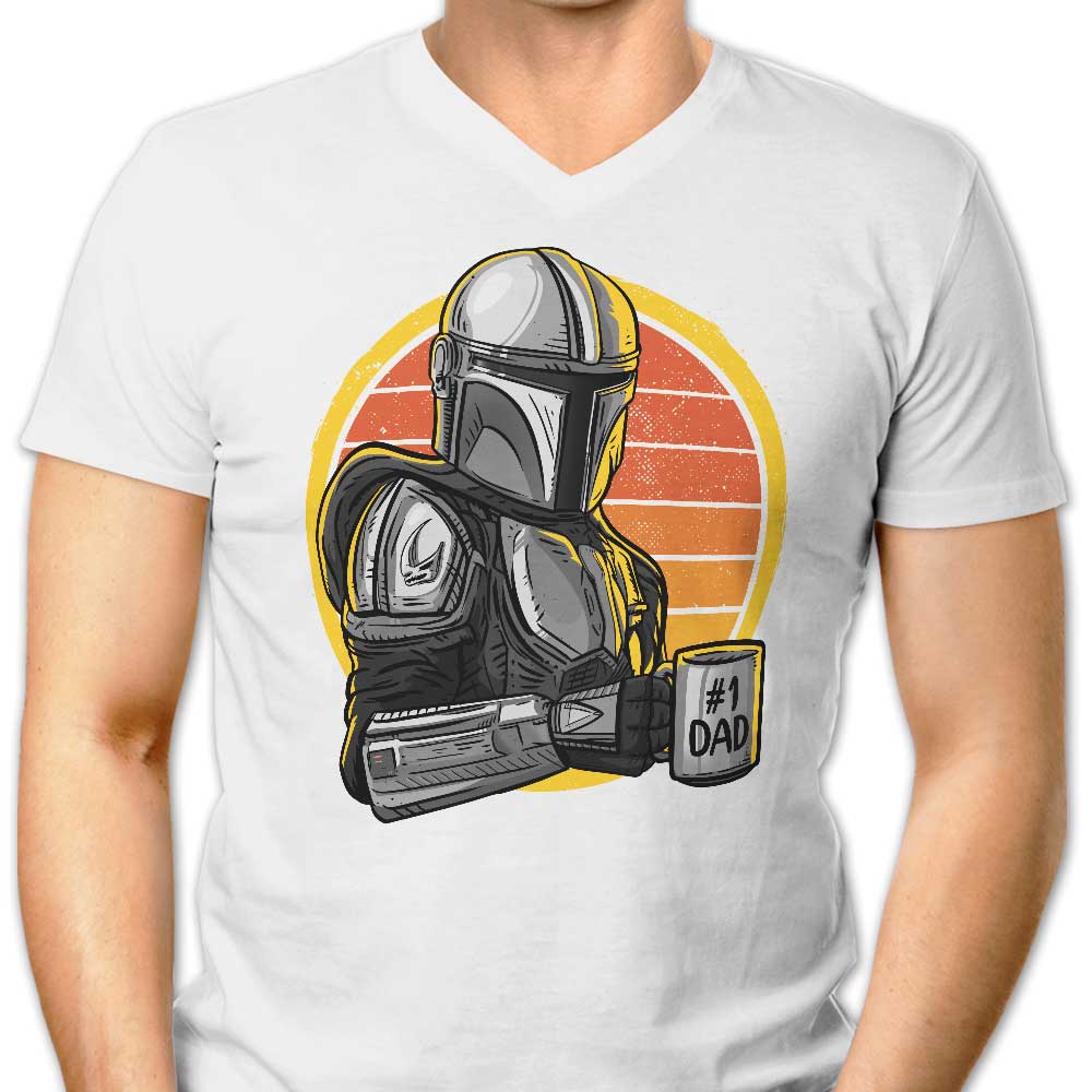 The Best Dad in the Galaxy - Men's V-Neck T-Shirt
