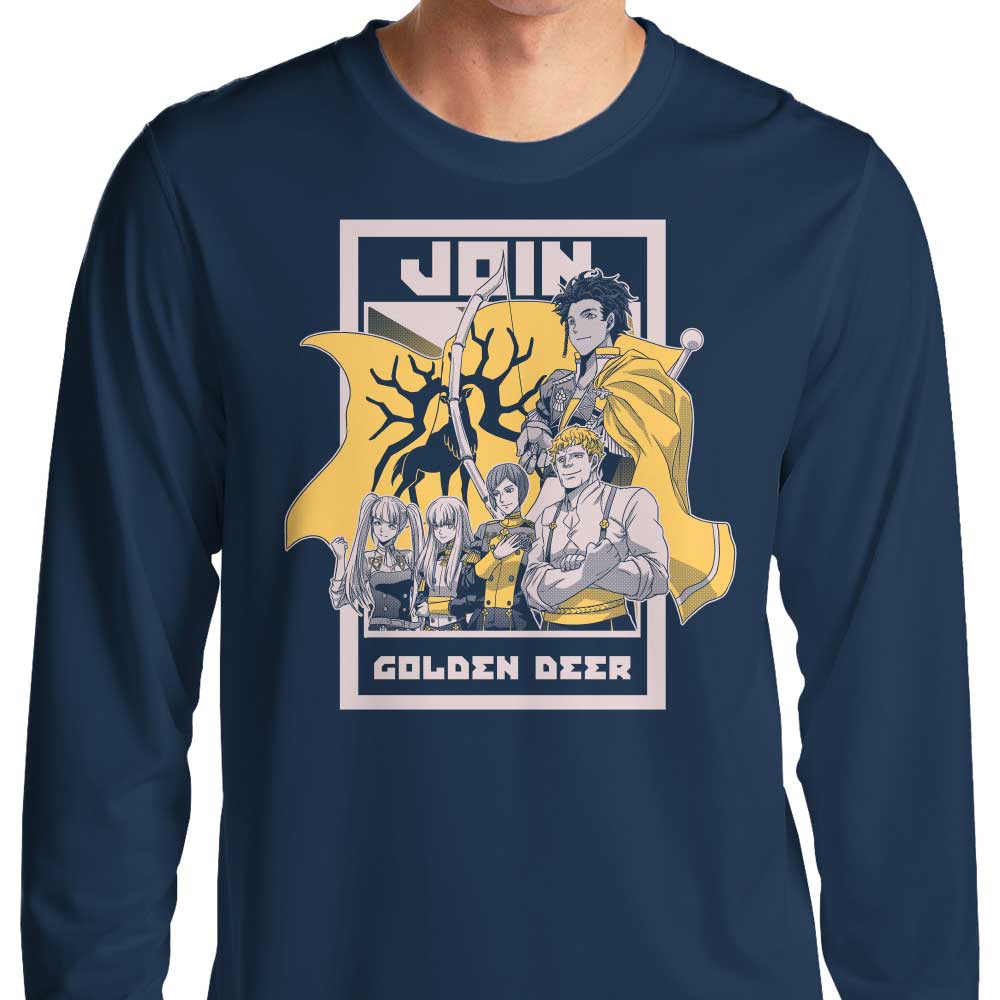 Golden Deer Long Sleeve T-Shirt - Join the Trend