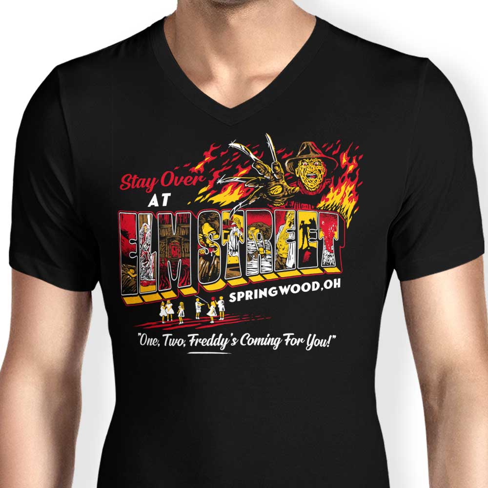 Explore Springwood - Men's Stylish V-Neck Top