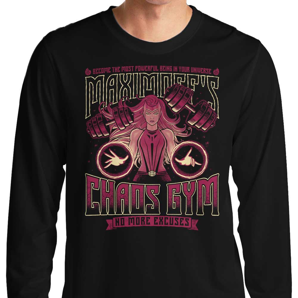 Teesgeex Chaos Gym High - Quality Long Sleeve T - Shirt for All Sizes