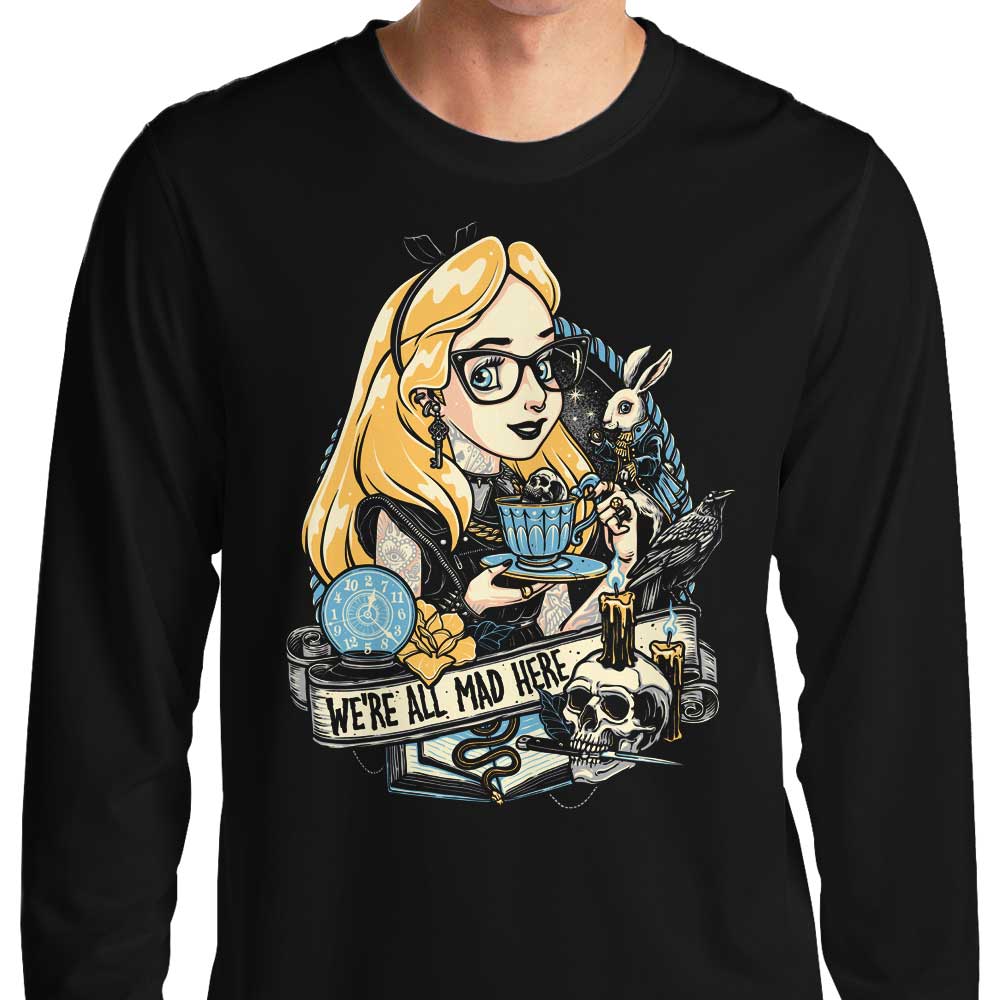 Stylish Long Sleeve Rocker Alice T-Shirt by Momma Gorilla
