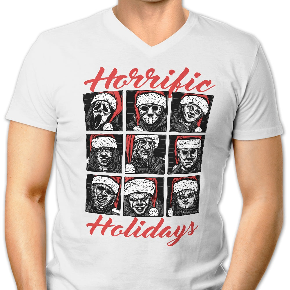 Scary and Unforgettable Horrific Holidays - Men's V-Neck T-Shirt