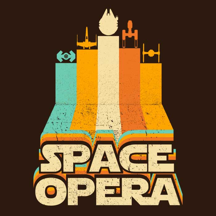 Long Sleeve Space Opera Themed T-Shirt - A Stylish Choice for Fans