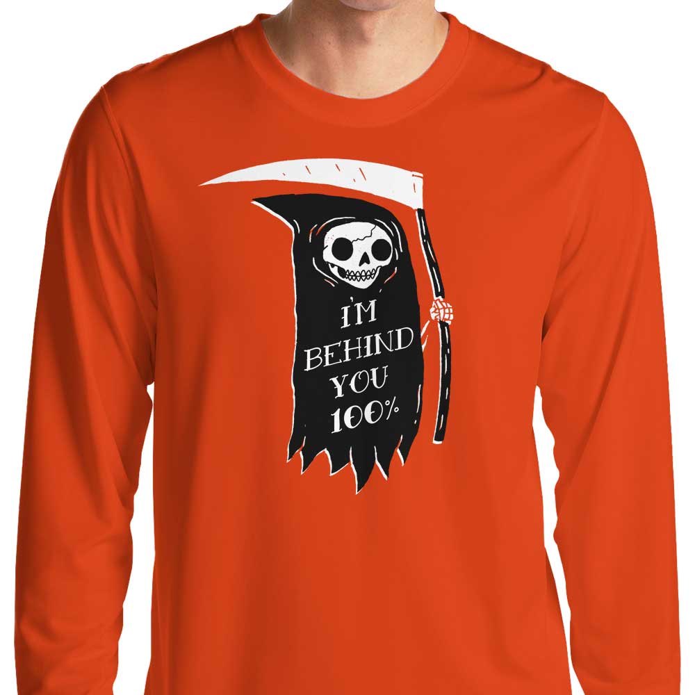 Always Supportive - Comfortable Long Sleeve Crewneck T-Shirt by DinoMike