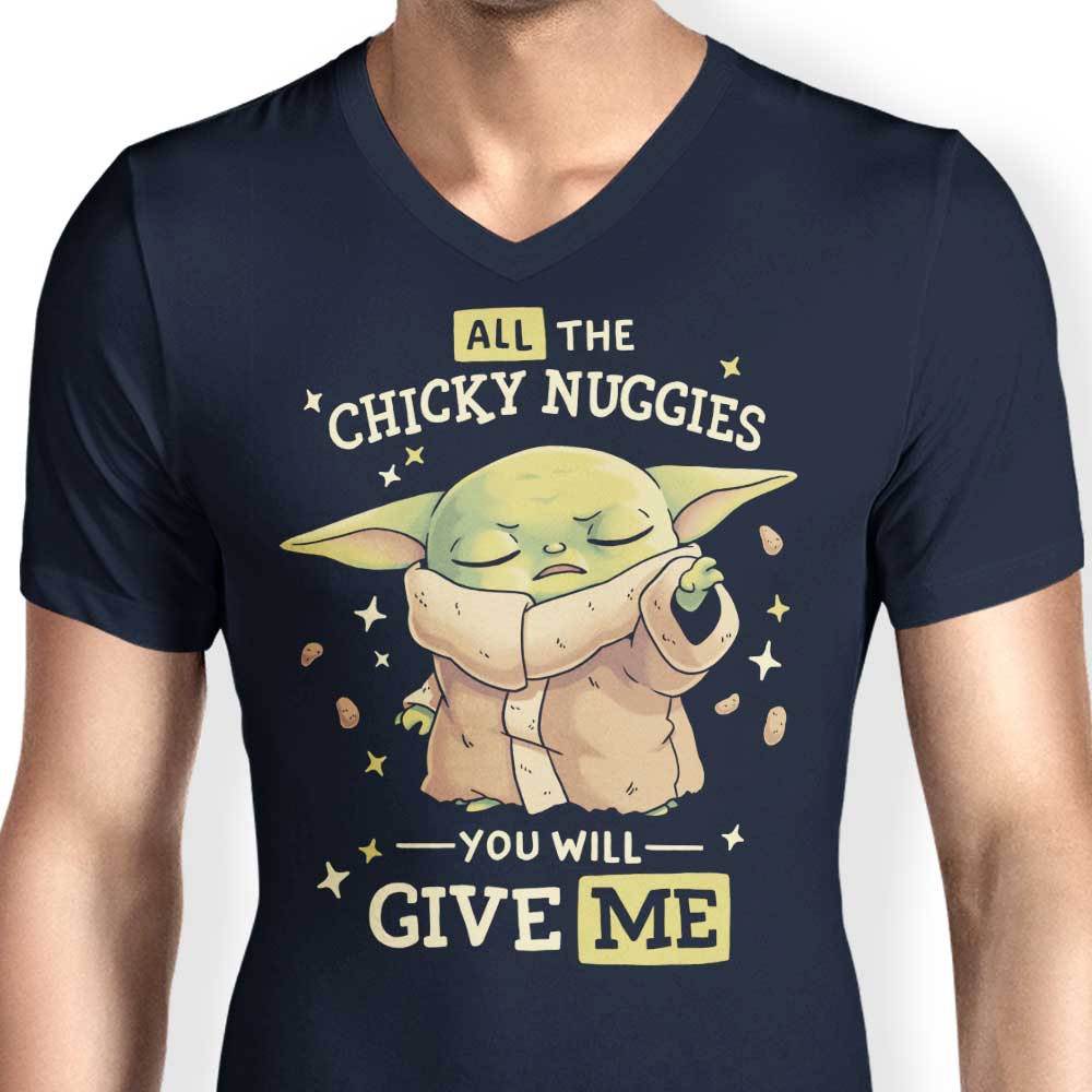 Men's V-Neck T-Shirt by Child Force
