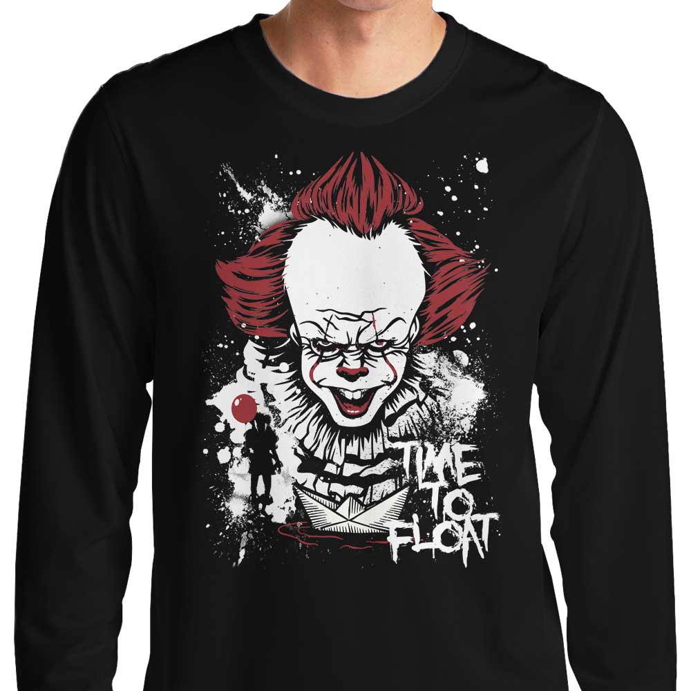 Time to Enjoy Floating - Long Sleeve Casual T-Shirt