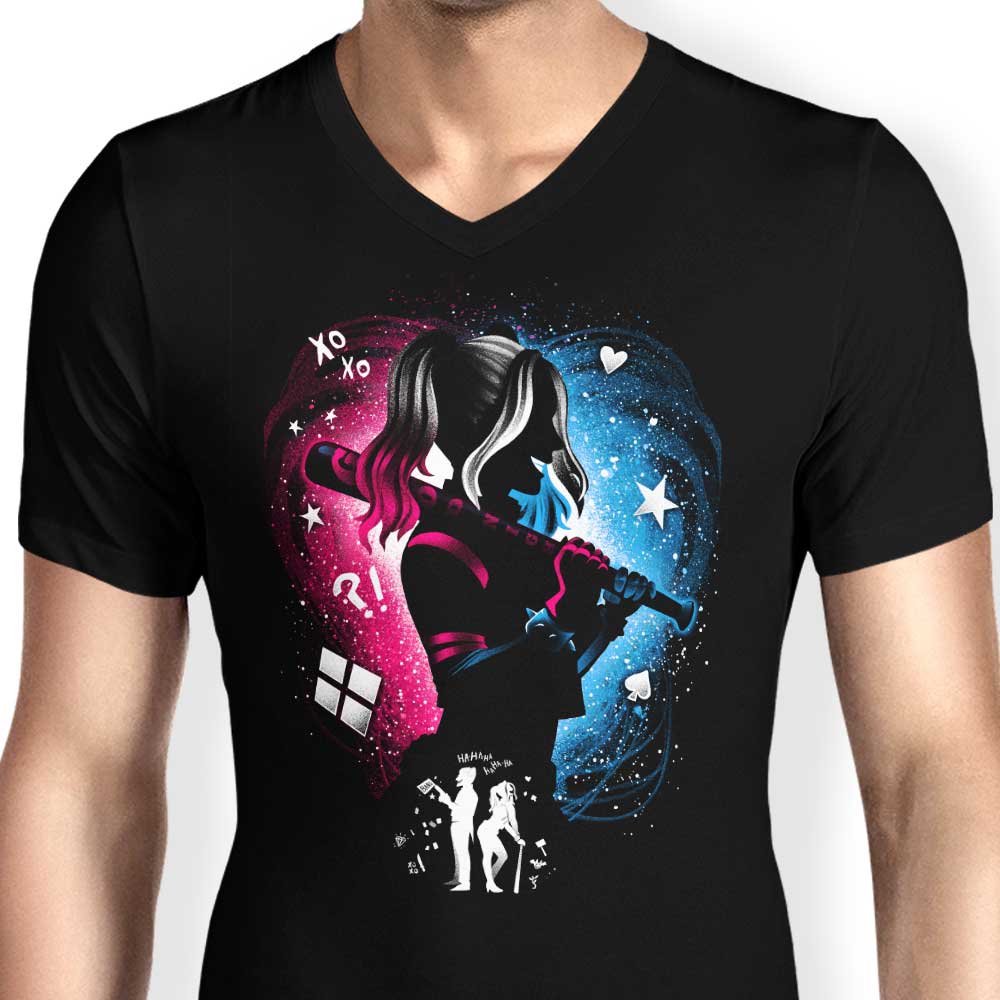 Men's Fashionable V-Neck T-Shirt - You're My Puddin'