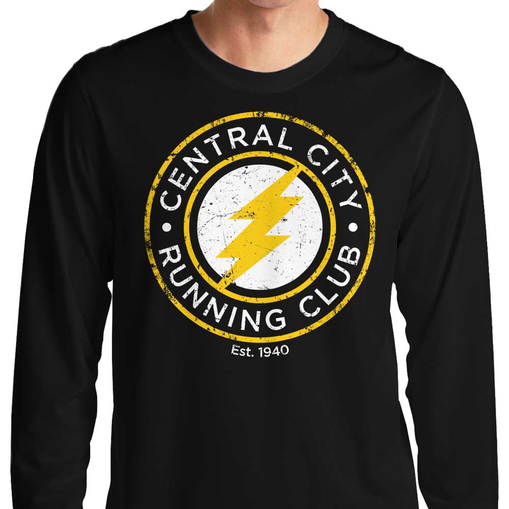 Alecxps Central City Running Club Long - Sleeve Comfortable Crewneck T - Shirt