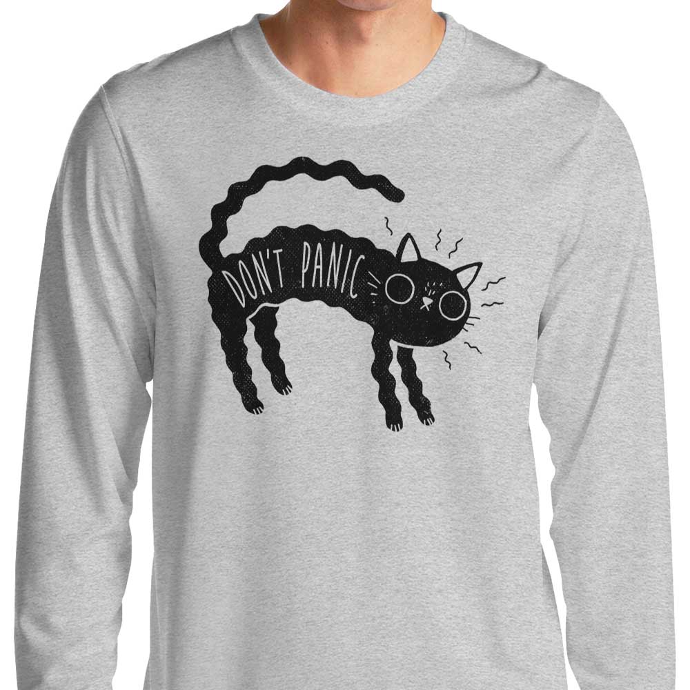 DinoMike's 'Stay Calm' Long Sleeve Crewneck T - Shirt, S to 4XL Sizes