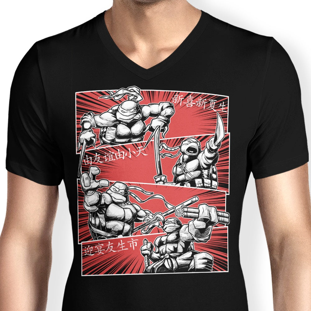 Astrobot Invention's Ninja Squad Men's Stylish V-Neck