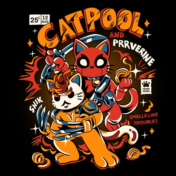 Studio Yumie's Catpool Long - Sleeve Stylish T - Shirt