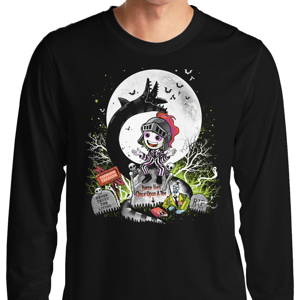 Alemaglia's 'Here Lies OUAT' Long Sleeve Stylish T-Shirt
