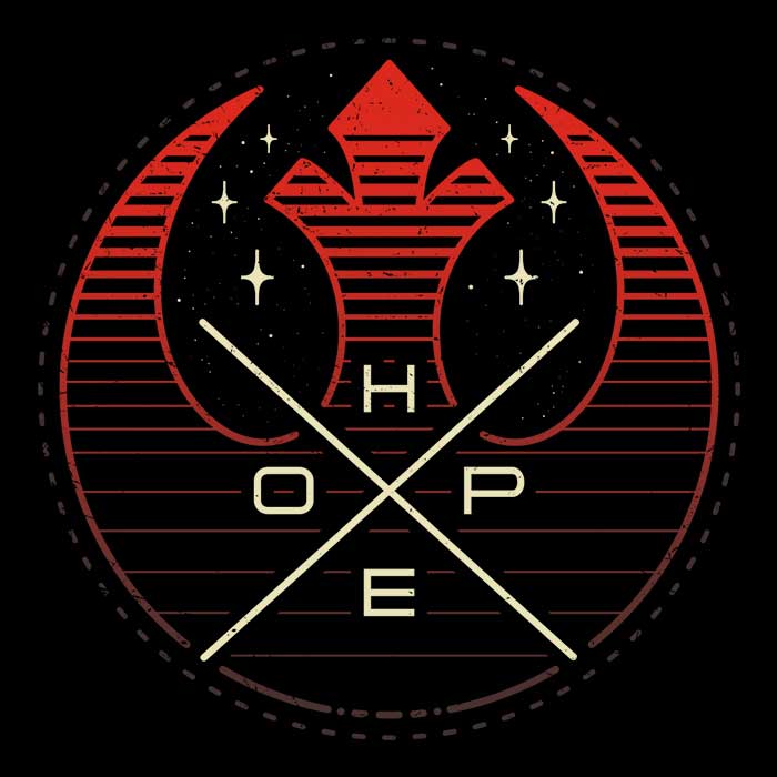 StudioM6's Allied Hope Brand Long Sleeve Crewneck Sweatshirt T-Shirt