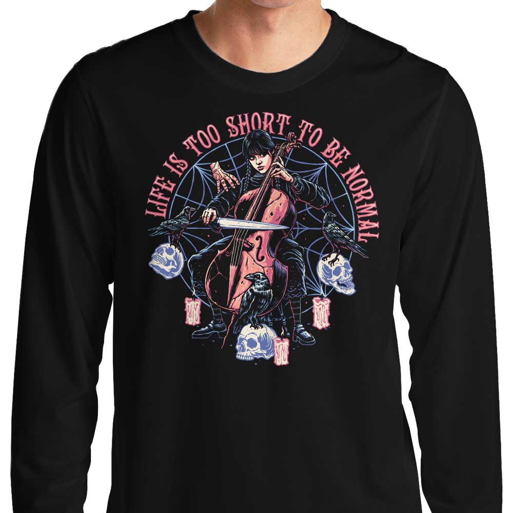 Momma Gorilla's 'Life is Too Short' Long Sleeve Crewneck T - Shirt in S to 4XL