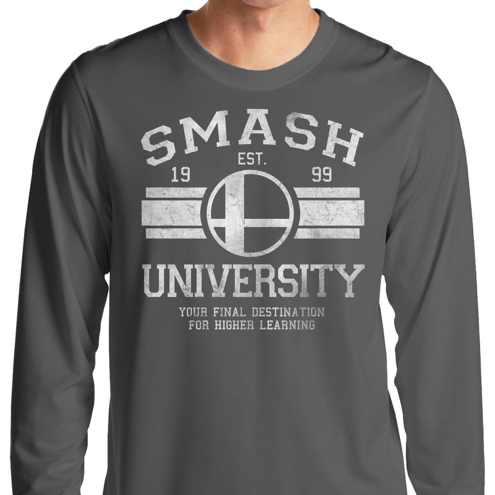Smash University Branded Long Sleeve Crewneck T-Shirt for Casual Wear