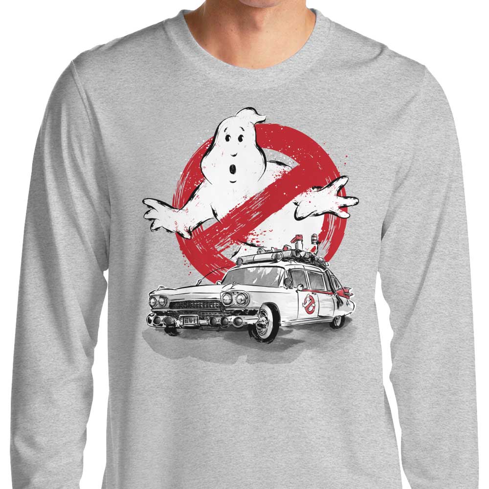 Ecto Sumi-e Branded Long Sleeve Casual T-Shirt