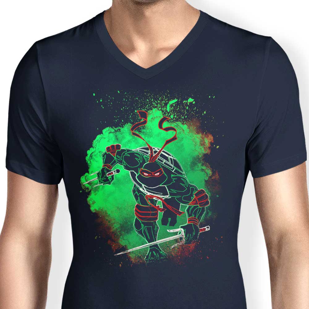 Men's Stylish V-Neck T-Shirt - Soul of the Sais