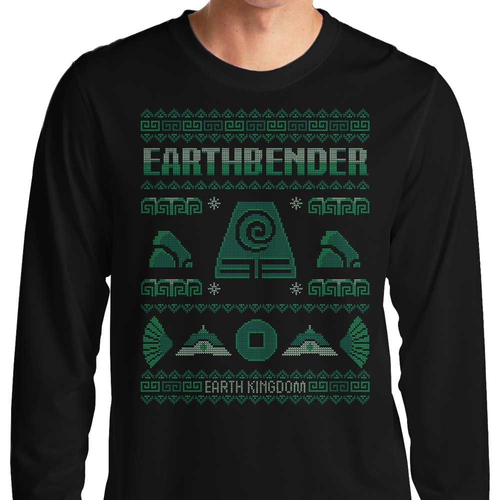 Long Sleeve Earth Kingdom Crewneck Sweater T-Shirt