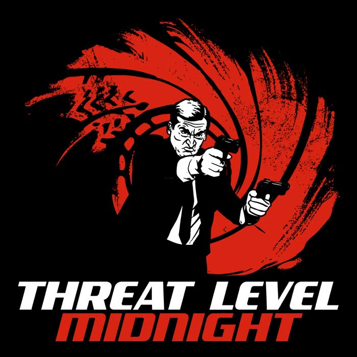Double O Threat - Men's Stylish V-Neck T-Shirt