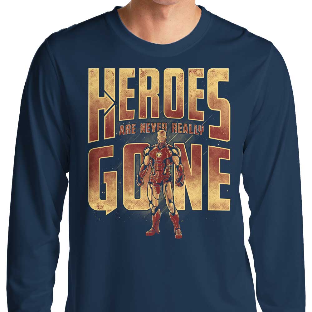 Never Really Gone - High - Quality Long Sleeve Cotton - Poly Blend T - Shirt