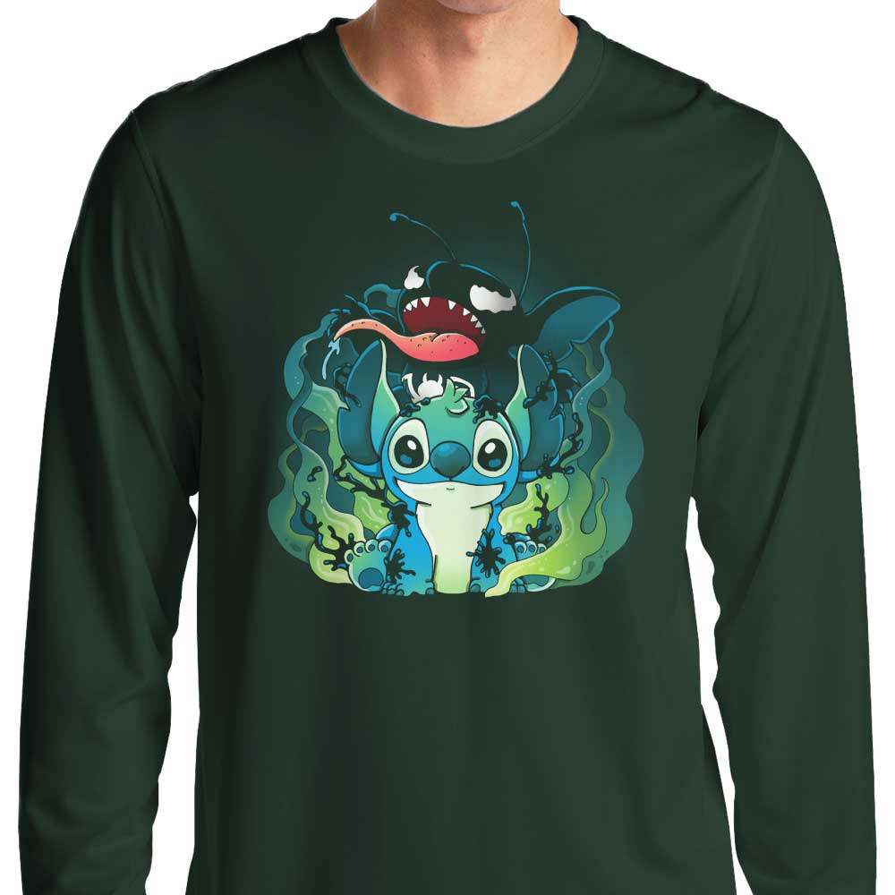 Unique Experimental Symbiote Design Long Sleeve T-Shirt