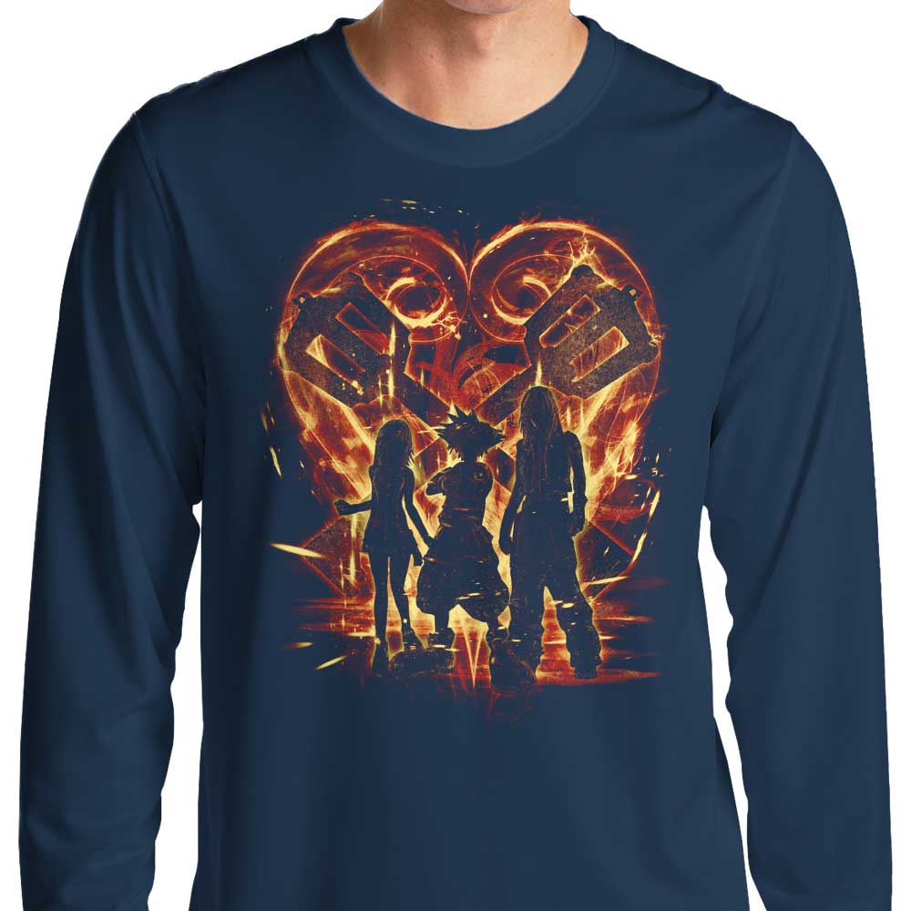 Kharmazero's Kingdom Trio Long - Sleeve Fashion T - Shirt