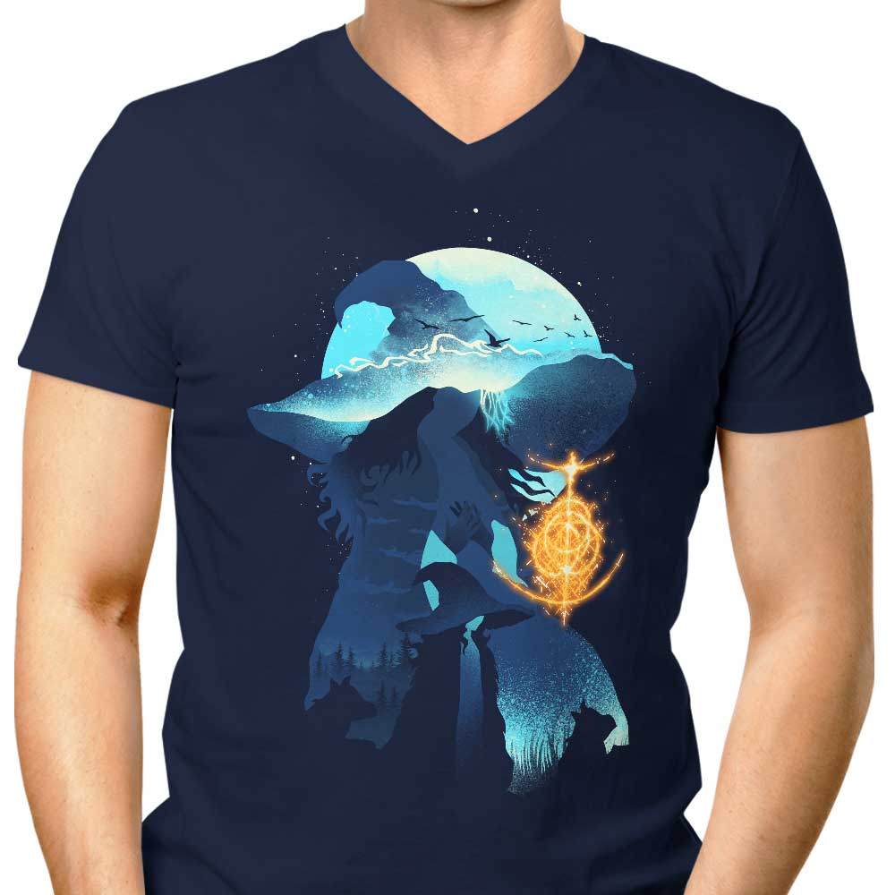 Men's V-Neck T-Shirt Inspired by The Snow Witch