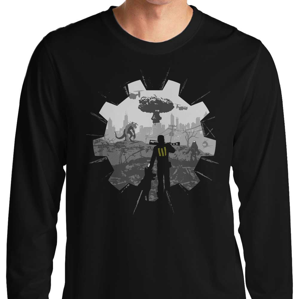 Everdream's Let's Go Pal Long Sleeve Crewneck T - Shirt in S - 4XL Sizes