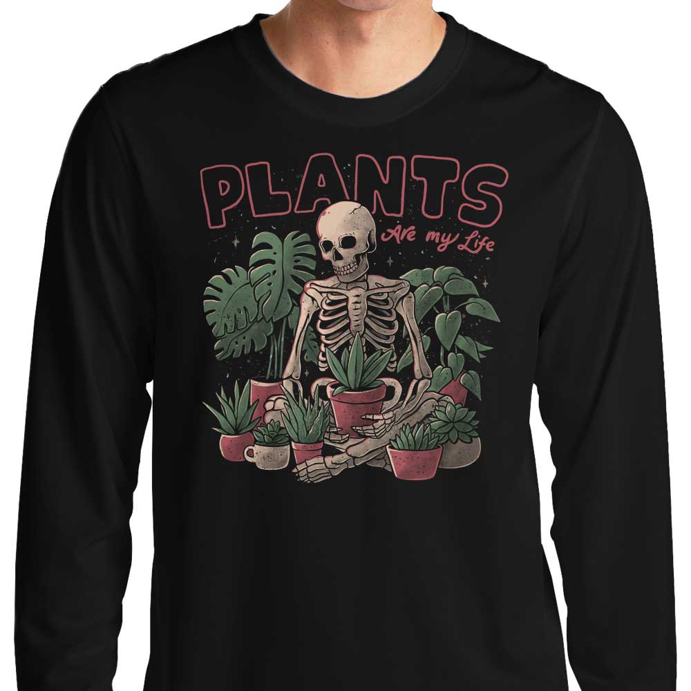 Edu.ely's 'Plants are My Life' Comfortable Long Sleeve T - Shirt
