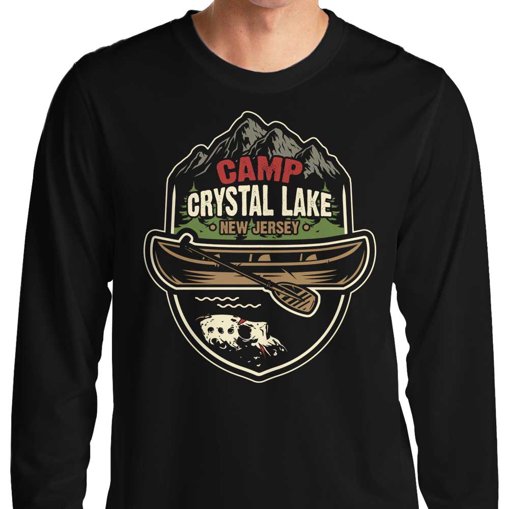 Long Sleeve T-Shirt Inspired by Crystal Lake, New Jersey