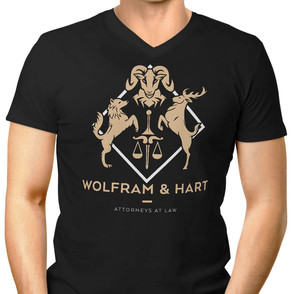 Men's Stylish V-Neck Attorneys at Law Apparel