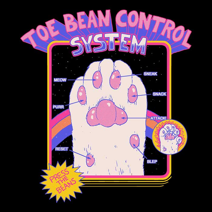 Long Sleeve Toe Bean Control System T-Shirt - A Fashionable Crewneck Option