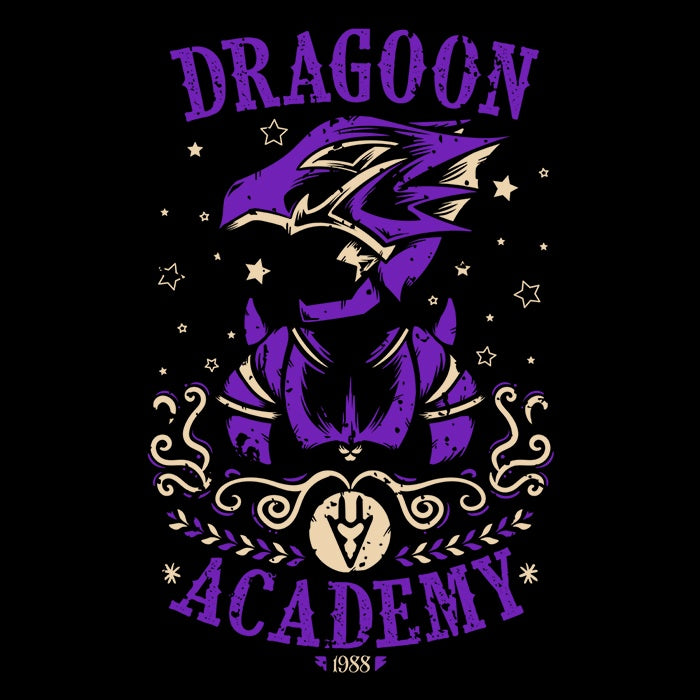 Soulkr's Dragoon Academy-themed Long Sleeve T-Shirt for Fashion Enthusiasts