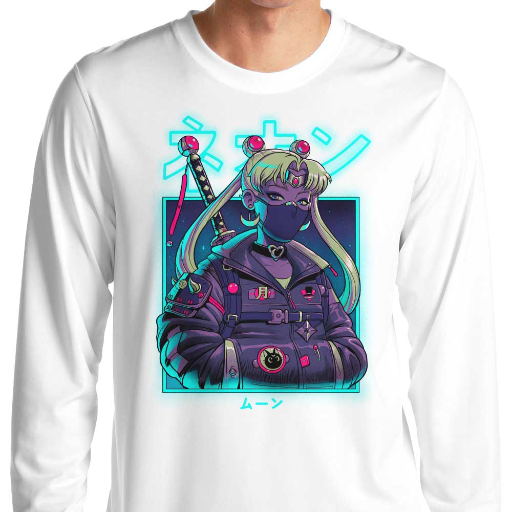Bruno Mota's Neon Moon Long Sleeve Comfortable T - Shirt