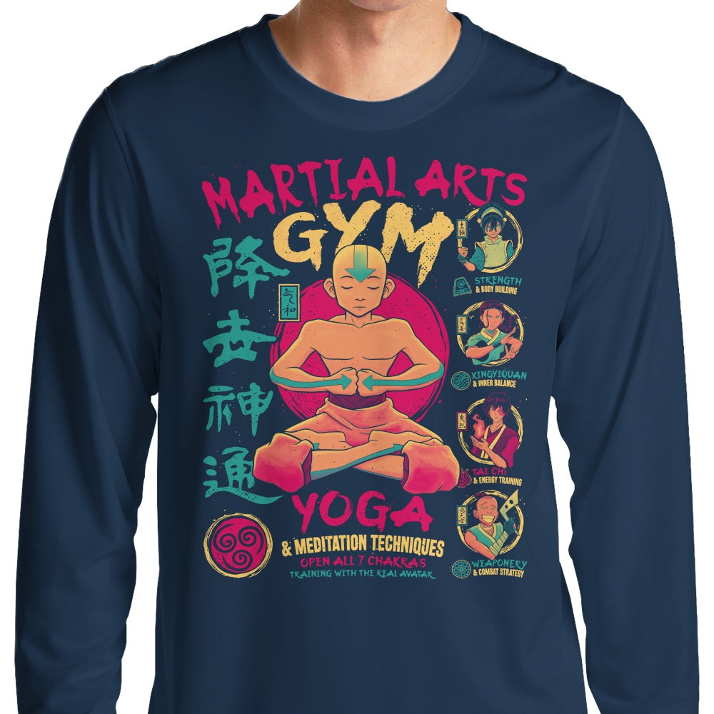 Long Sleeve Training T-Shirt for Martial Arts Gym