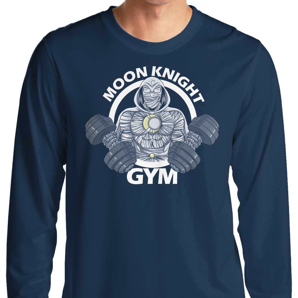 Moon Gym Men's Long Sleeve Crewneck T-Shirt for Workout