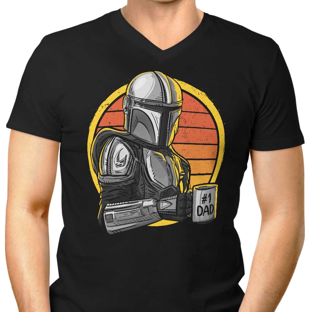 The Best Dad in the Galaxy - Men's V-Neck T-Shirt