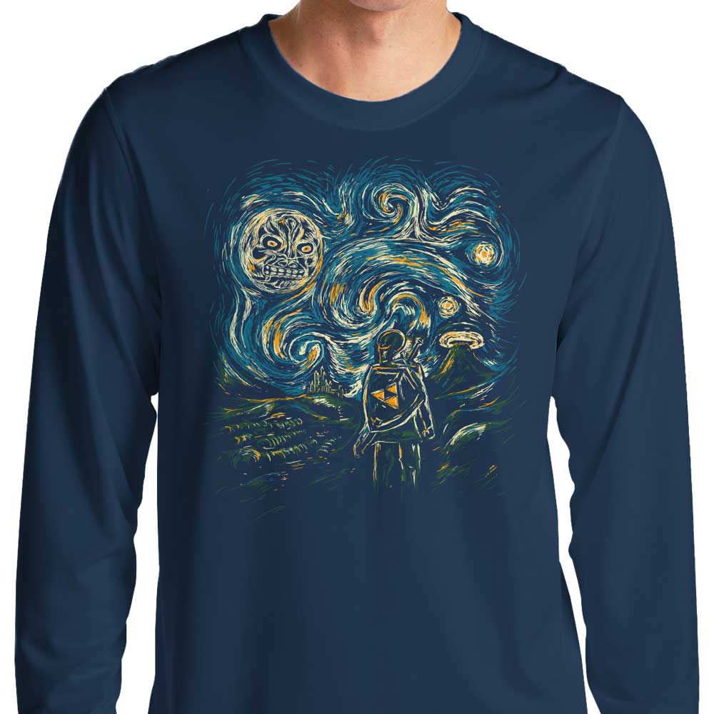 Hylian Night - Stylish Long Sleeve Men's and Women's T-Shirt for All Occasions