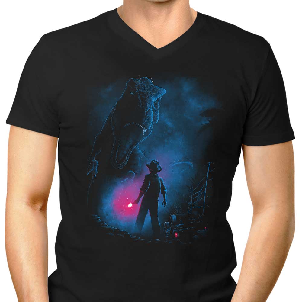 Men's Fashionable V-Neck T-Shirt - The Breakout