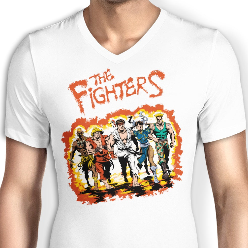 Men's V-Neck T-Shirts - The Fighters Collection