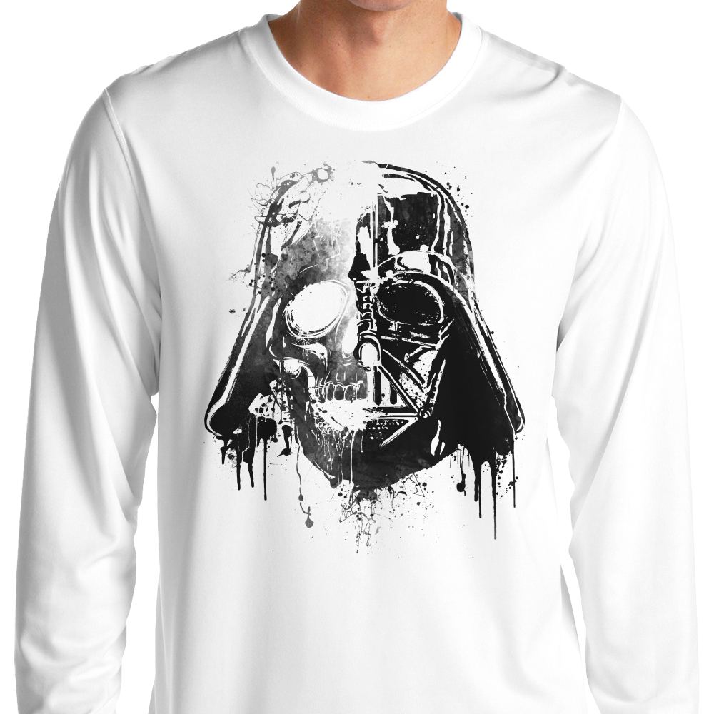 Long Sleeve Darth Skull Design T-Shirt