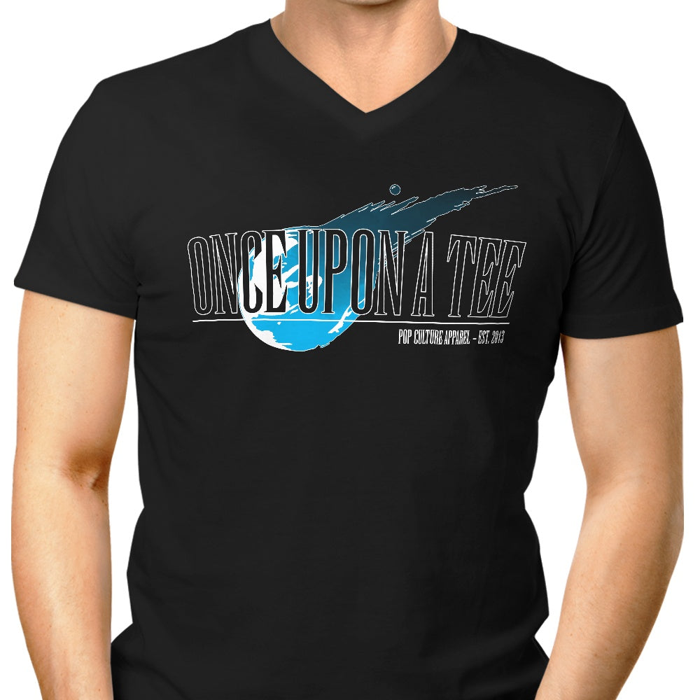 Men's Fashionable V-Neck T-Shirt by Materia OUAT