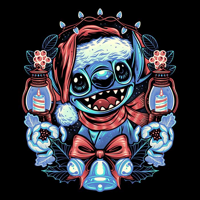 Alien-themed Christmas Tank Top for a Festive Look