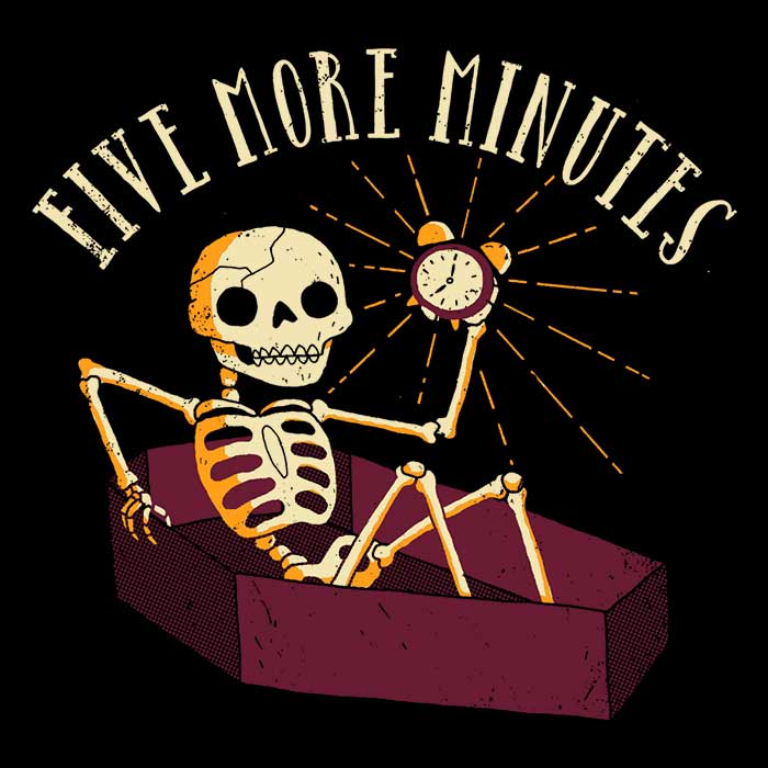 DinoMike's Comfortable Five More Minutes Tank Tops for Men and Women